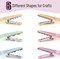6 Pack, White & Pastel Color, Craft Scissors, Zig Zag Scissors, Decorative Scissors, Scrapbooking Scissors, Fancy Scissors for Crafting, Pattern Scissors